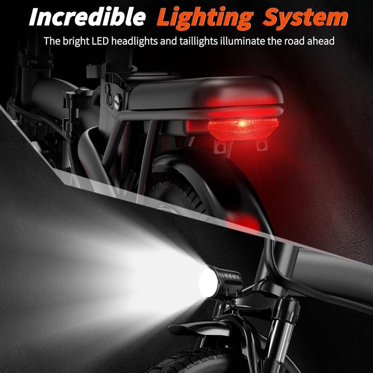 Vélo électrique pliable pour adultes, moteur de 500 W, vitesse maximale de 40 km/h et autonomie de 56 km, mini vélo électrique de 35,5 cm avec batterie amovible de 48 V et 576 Wh, certifié UL, idéal pour les trajets domicile-travail et les