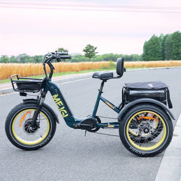 SILVERADO 20 48V/14AH 750W Tricycle électrique pliable à gros pneus, 150 kg (96817362) - Enhanced