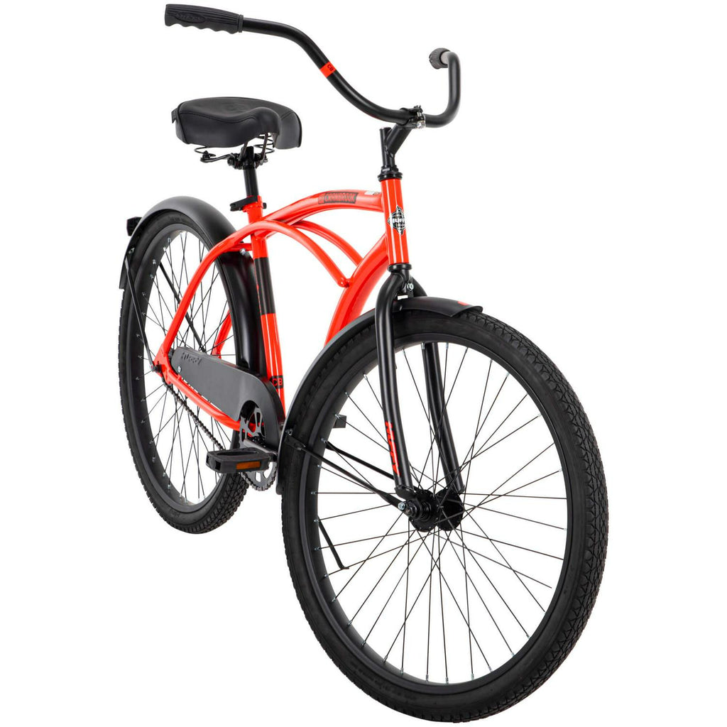 Vélo de plage Huffy Cranbrook Classic pour homme, 66 cm (26 pouces), rouge. - Enhanced