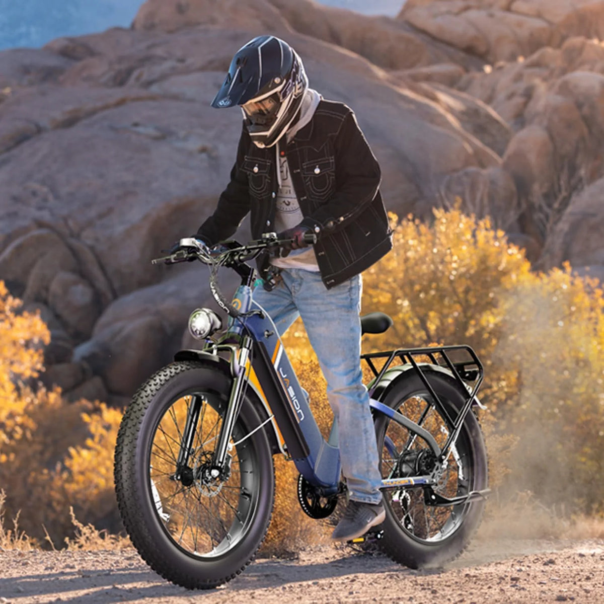 Vélo électrique Thunder 1500 W, vitesse supérieure à 48 km/h, autonomie de 129 km, pneus larges, freins à disque hydrauliques - Enhanced
