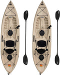 Pack de 2 kayaks de pêche Lifetime 90806 Tamarack Angler 100 C (pagaies incluses) - Enhanced
