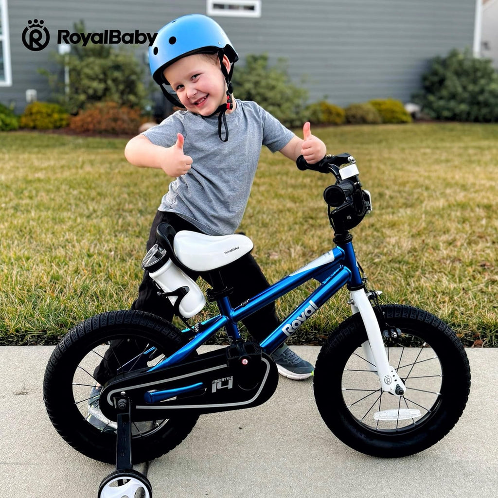 Vélo enfant RoyalBaby avec double frein à main pour débutants, tailles 12, 14, 16, 18 et 20 pouces, pour garçons et filles de 3 à 10 ans. - Enhanced