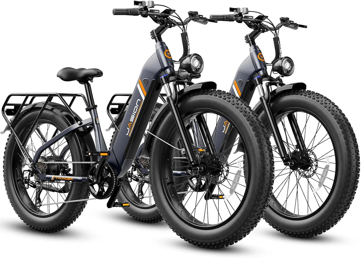 Vélo électrique Thunder 1500 W, vitesse supérieure à 48 km/h, autonomie de 129 km, pneus larges, freins à disque hydrauliques - Enhanced