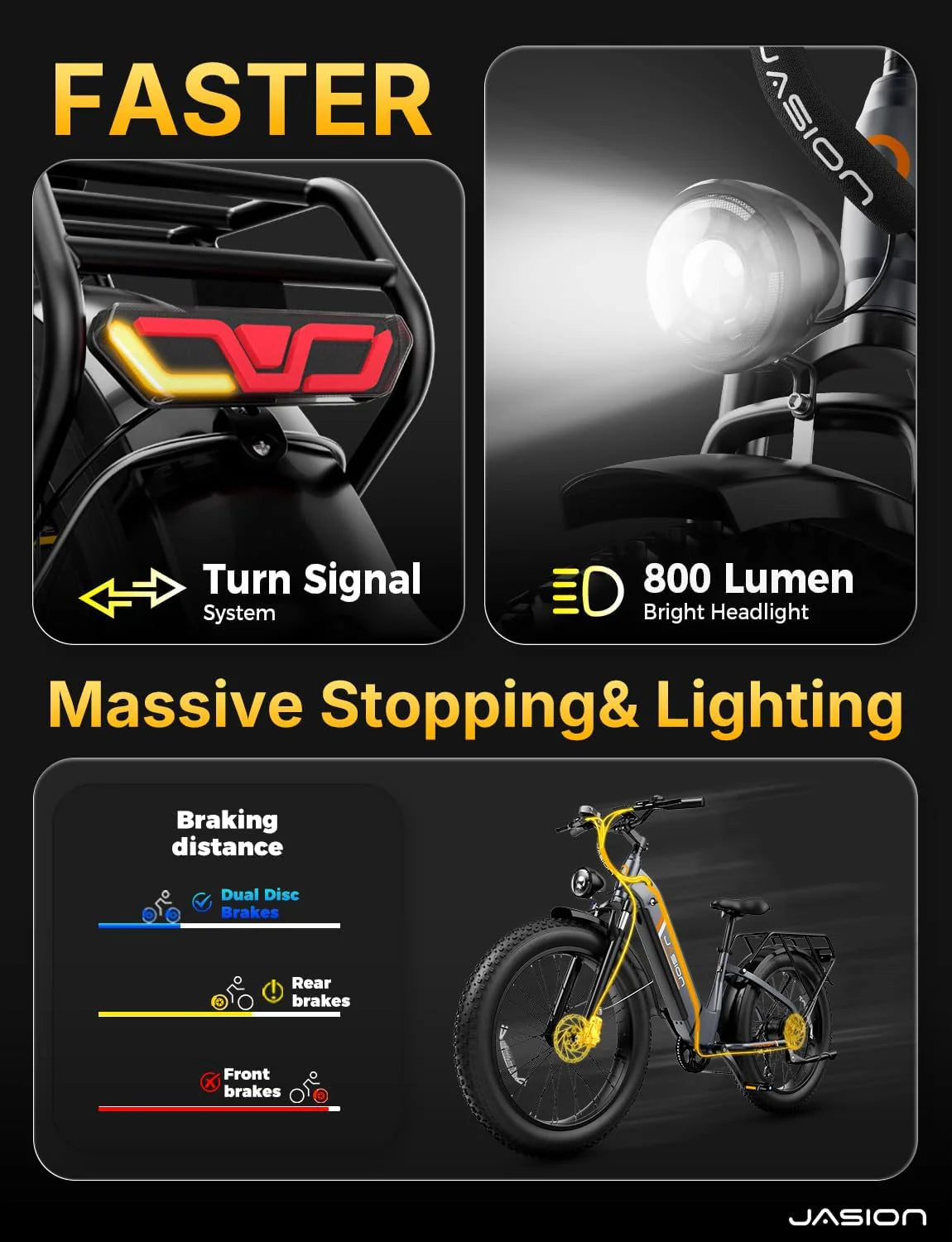 Vélo électrique Thunder 1500 W, vitesse supérieure à 48 km/h, autonomie de 129 km, pneus larges, freins à disque hydrauliques - Enhanced