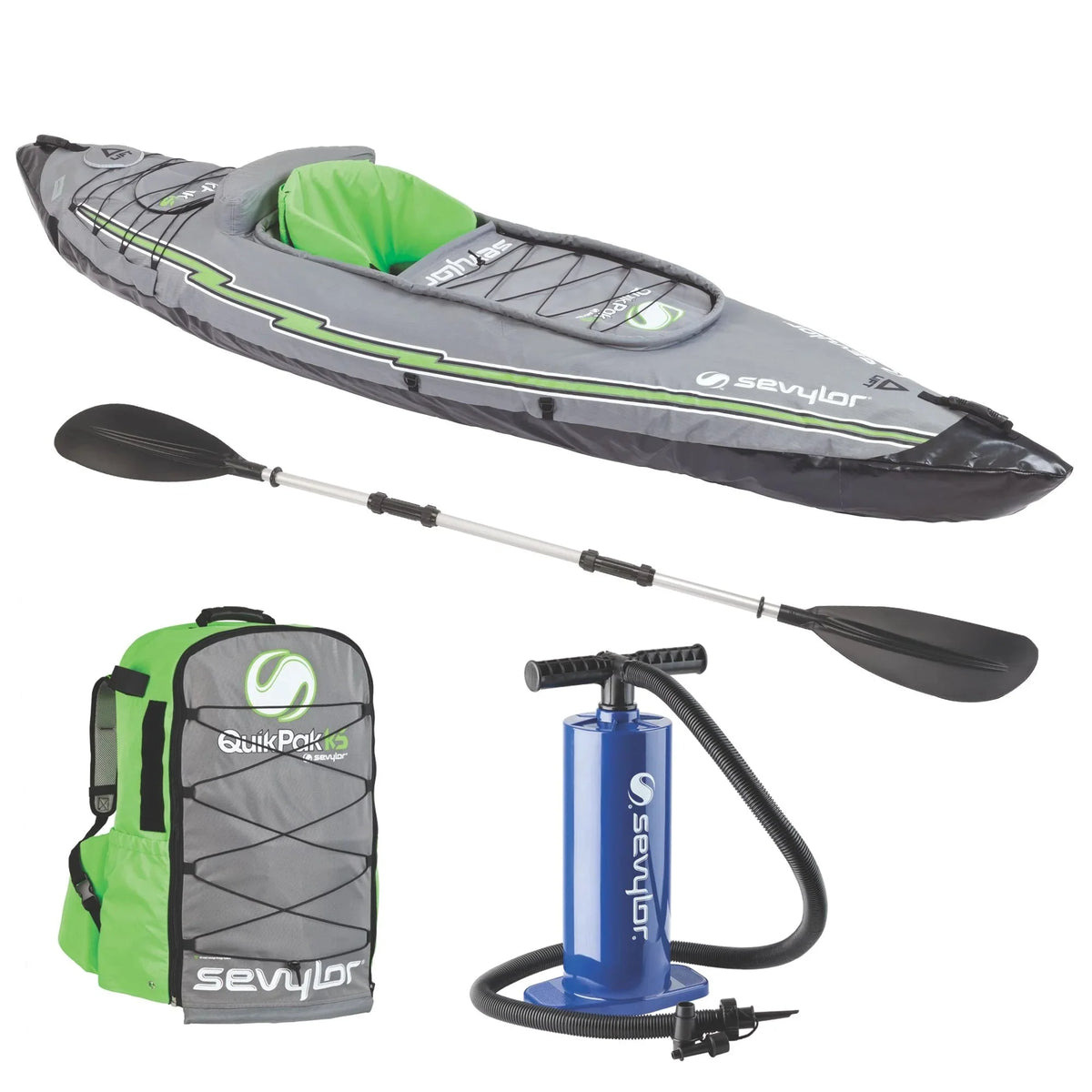 Kayak gonflable Sevylor K5 Quikpak - Enhanced