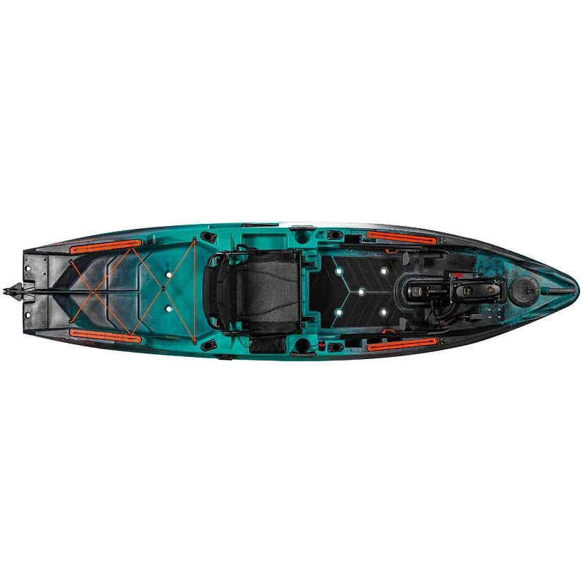 Kayak de pêche motorisé Old Town Sportsman AutoPilot 120 avec moteur de pêche à la traîne Minn Kota, 3,66 m (12 pi) - Enhanced