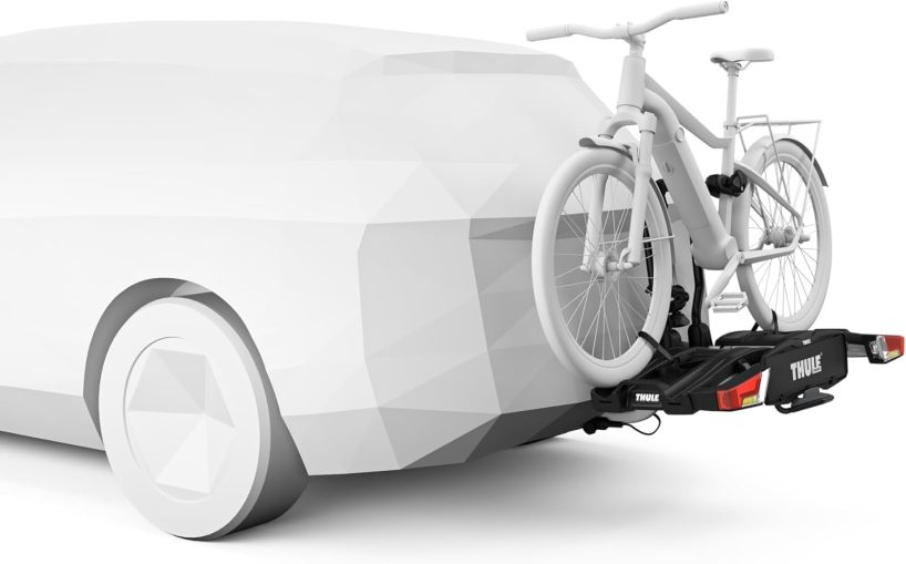 Porte-vélos Thule EasyFold XT pour attelage, 2 vélos, argent - Enhanced