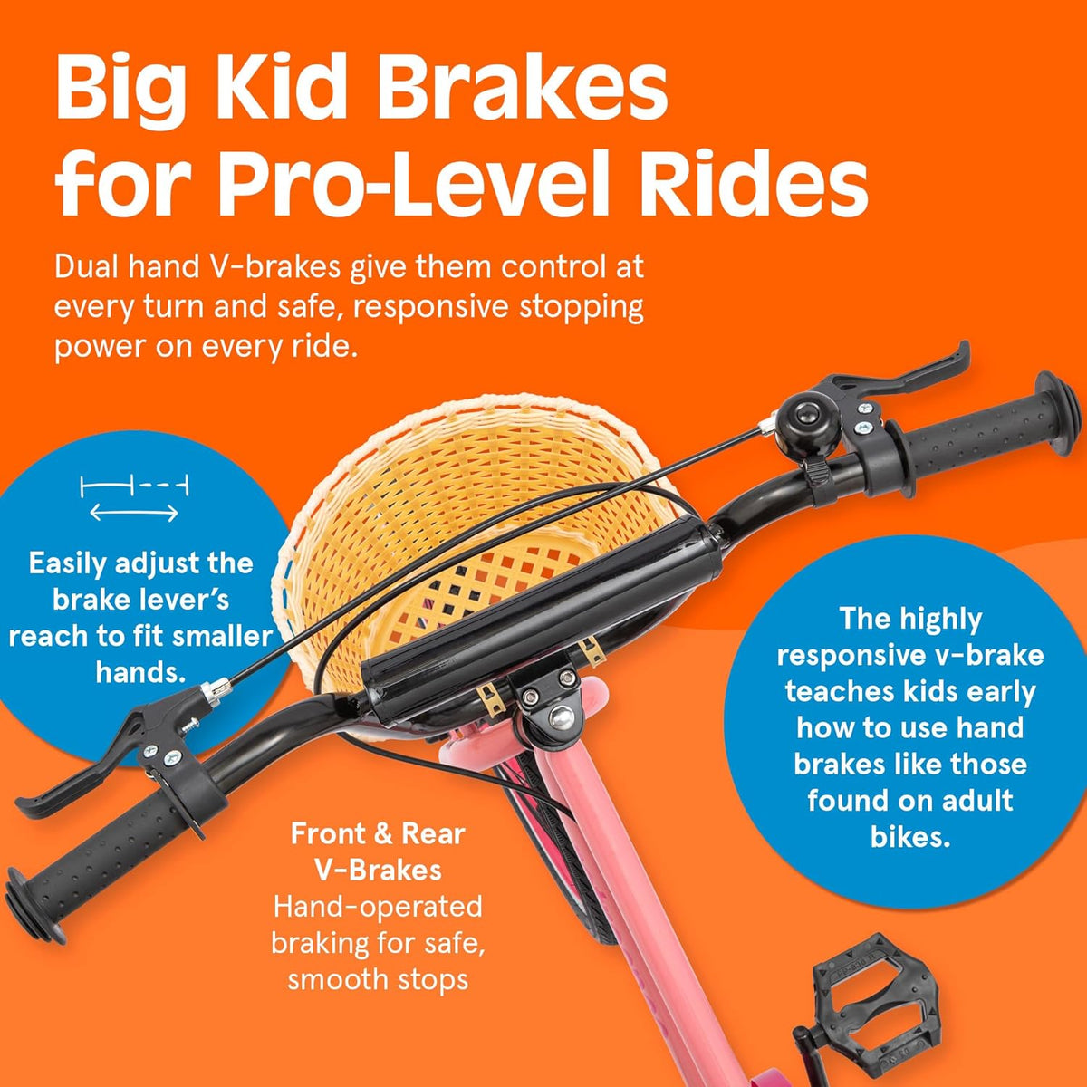 Vélo enfant Retrospec Koda Plus pour garçons et filles de 6 à 8 ans - Vélo enfant 20 pouces, selle et guidon réglables - Enhanced