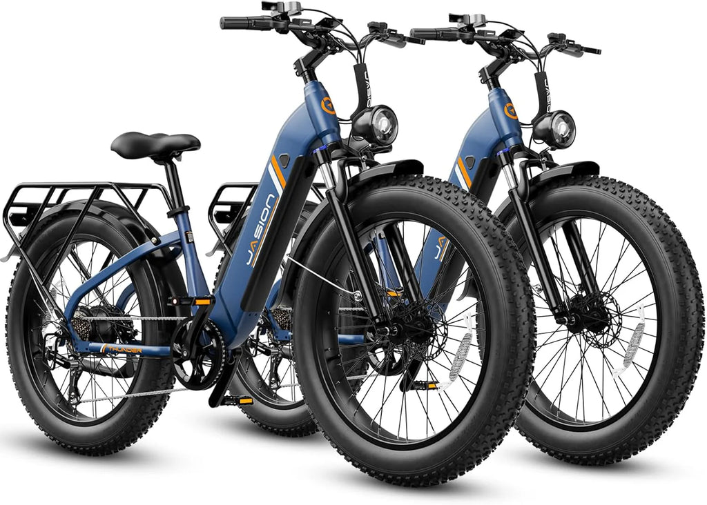 Vélo électrique Thunder 1500 W, vitesse supérieure à 48 km/h, autonomie de 129 km, pneus larges, freins à disque hydrauliques - Enhanced