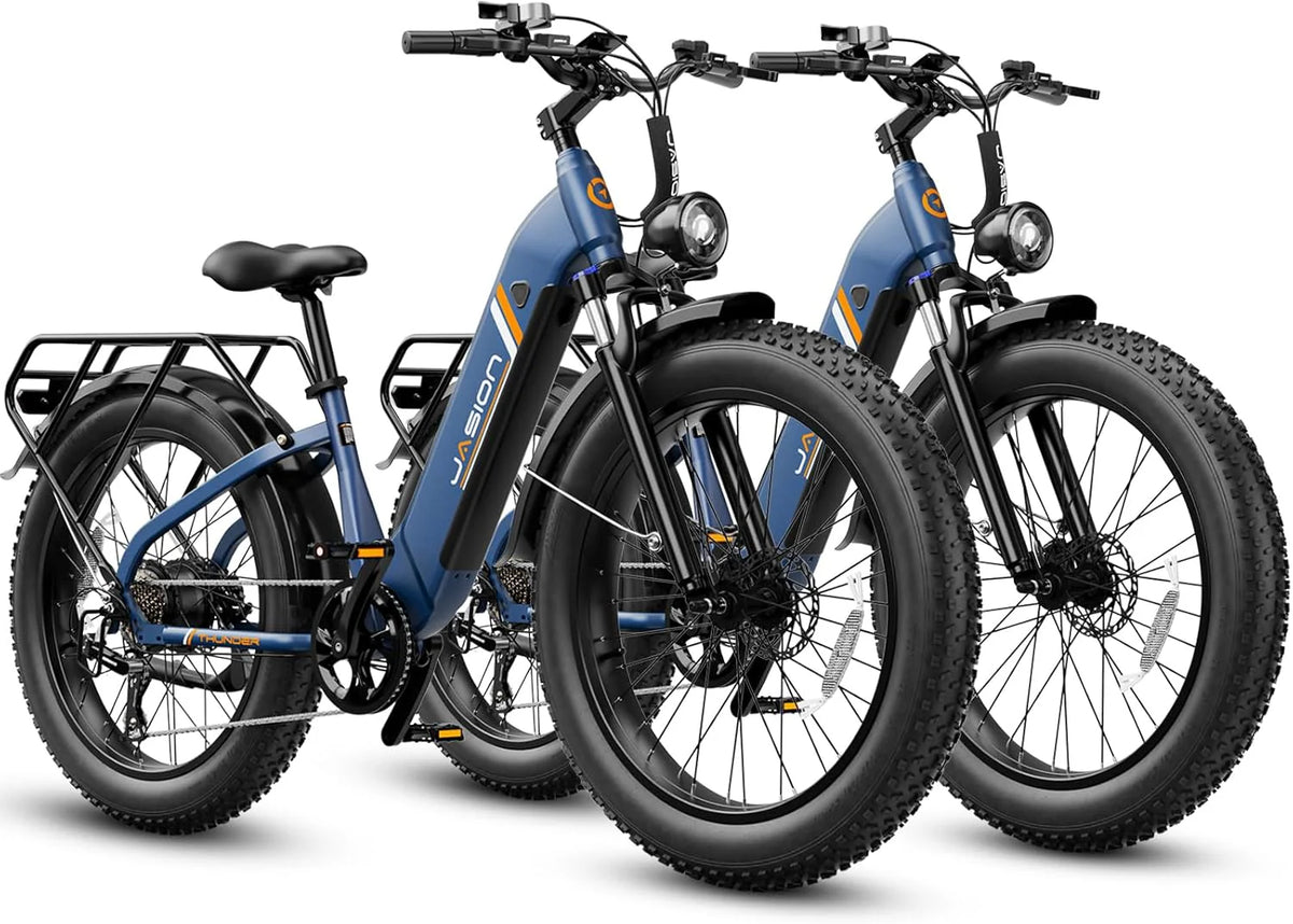 Vélo électrique Thunder 1500 W, vitesse supérieure à 48 km/h, autonomie de 129 km, pneus larges, freins à disque hydrauliques - Enhanced