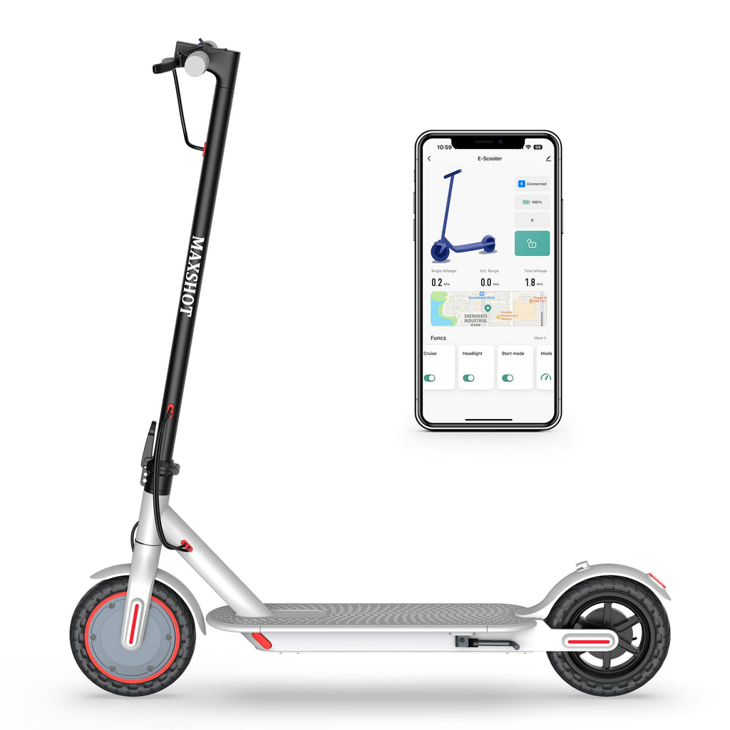 Trottinette électrique MAXSHOT avec différentes tailles de pneus et vitesses - Enhanced