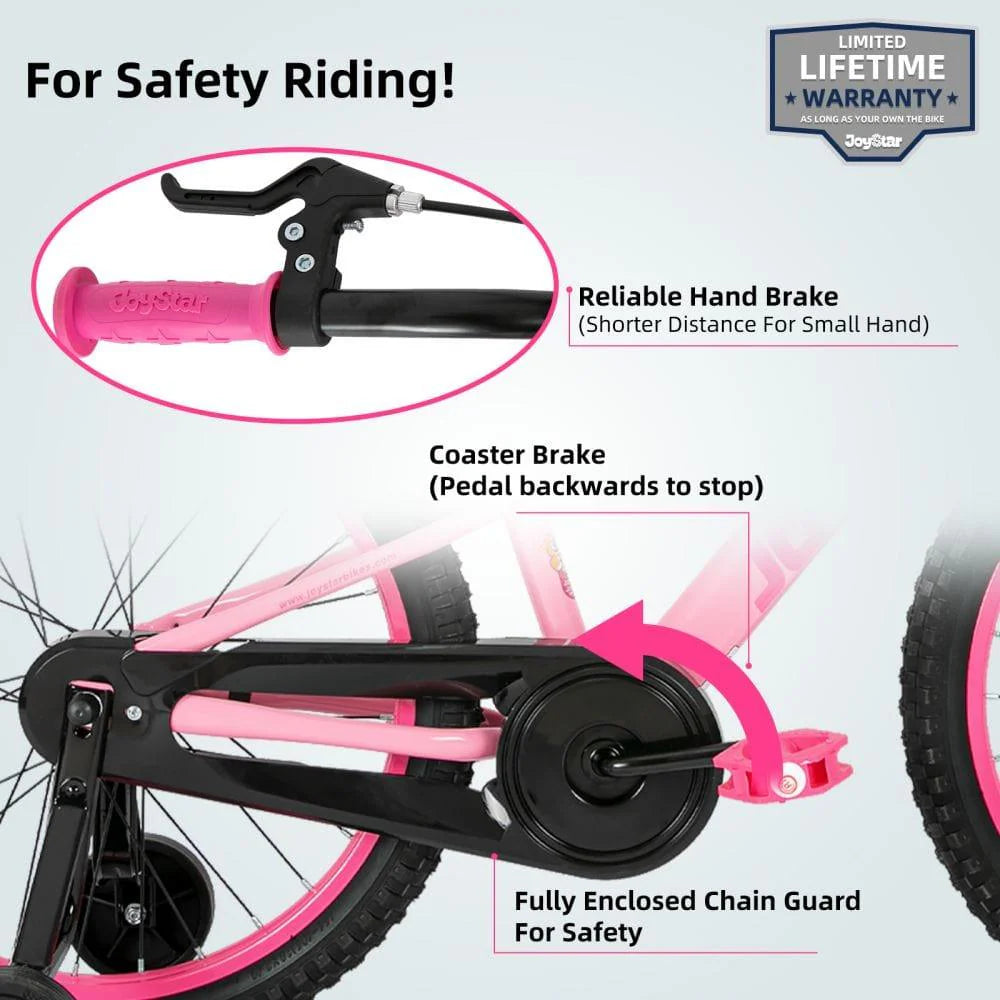 Vélo enfant JOYSTAR NEO 20 pouces avec stabilisateurs - Enhanced