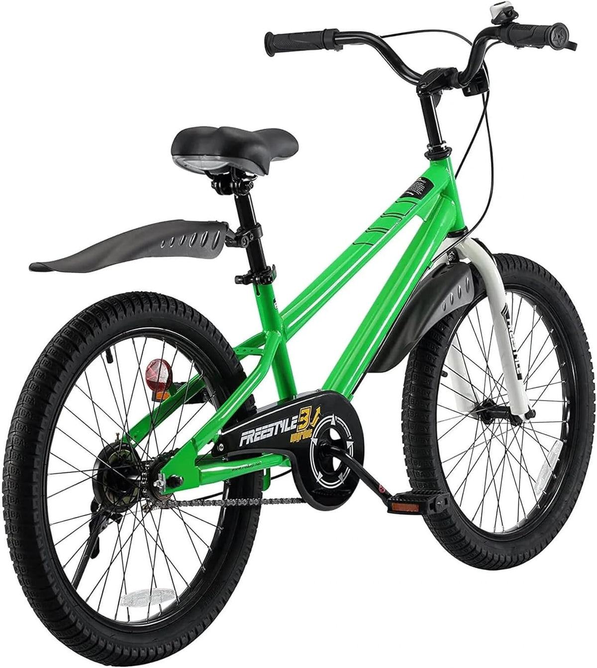 Vélo enfant RoyalBaby avec double frein à main pour débutants, tailles 12, 14, 16, 18 et 20 pouces, pour garçons et filles de 3 à 10 ans. - Enhanced