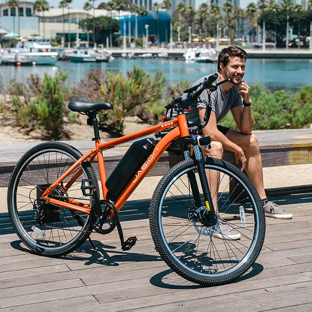Vélo électrique EB5, moteur 500 W, autonomie 64 km, vitesse 32 km/h - Enhanced