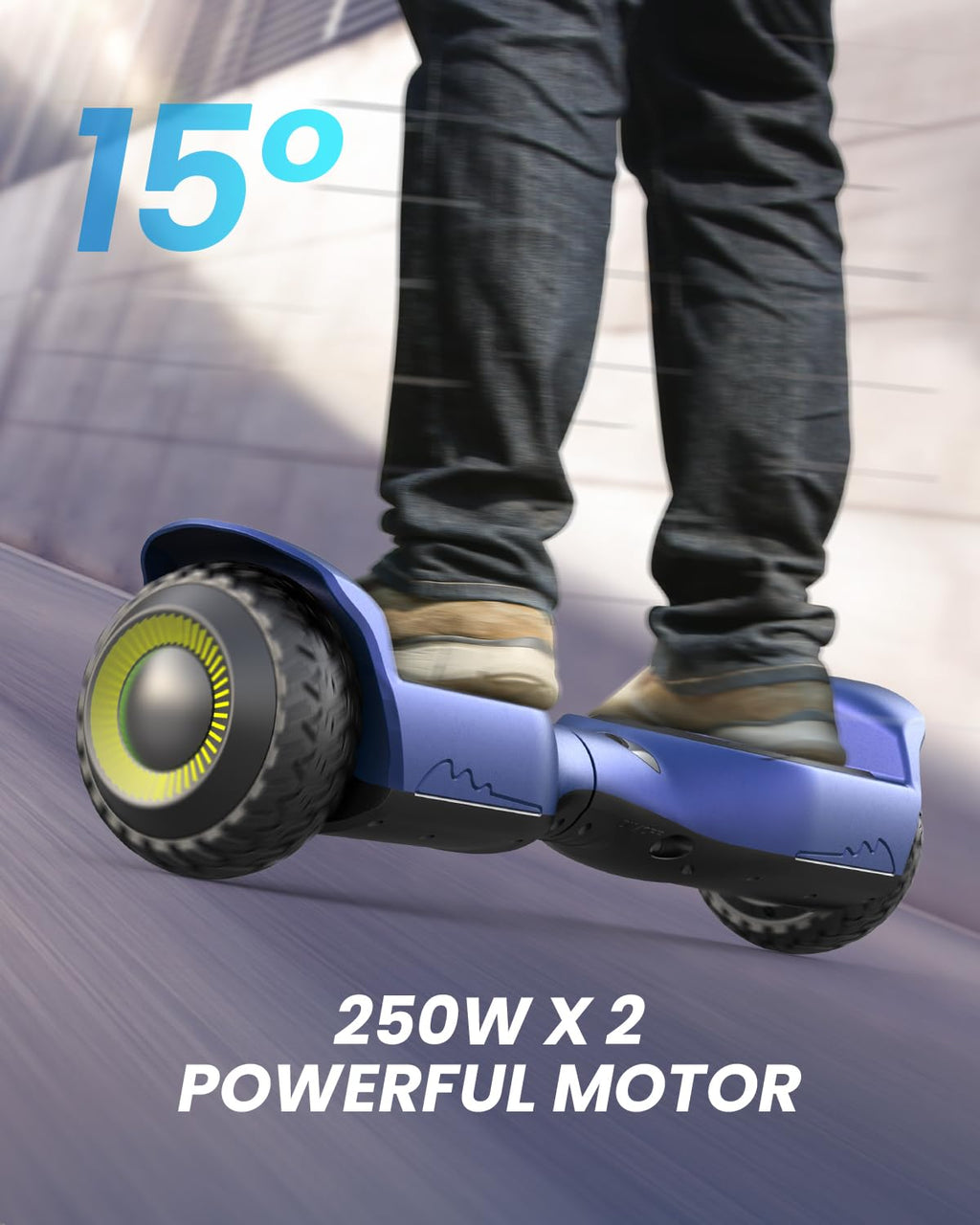 Trottinette tout-terrain auto-équilibrée GYROOR G13 avec Bluetooth - Enhanced