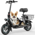 Trottinette électrique avec grand panier, moteur de 550 W - Enhanced
