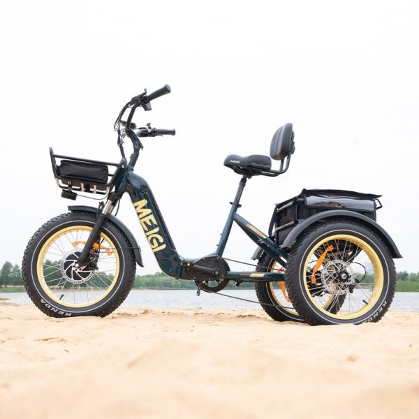 SILVERADO 20 48V/14AH 750W Tricycle électrique pliable à gros pneus, 150 kg (96817362) - Enhanced