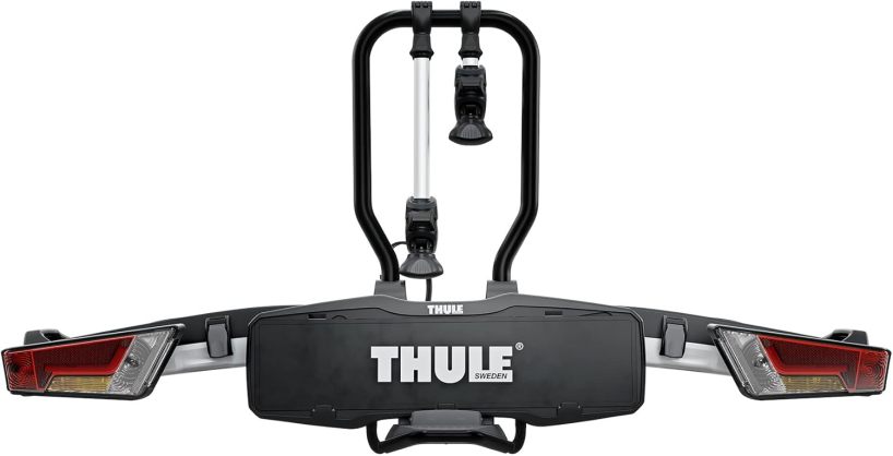 Porte-vélos Thule EasyFold XT pour attelage, 2 vélos, argent - Enhanced