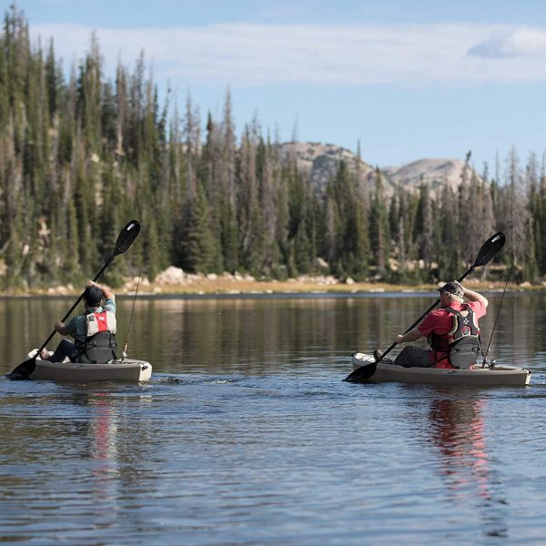Pack de 2 kayaks de pêche Lifetime 90806 Tamarack Angler 100 C (pagaies incluses) - Enhanced