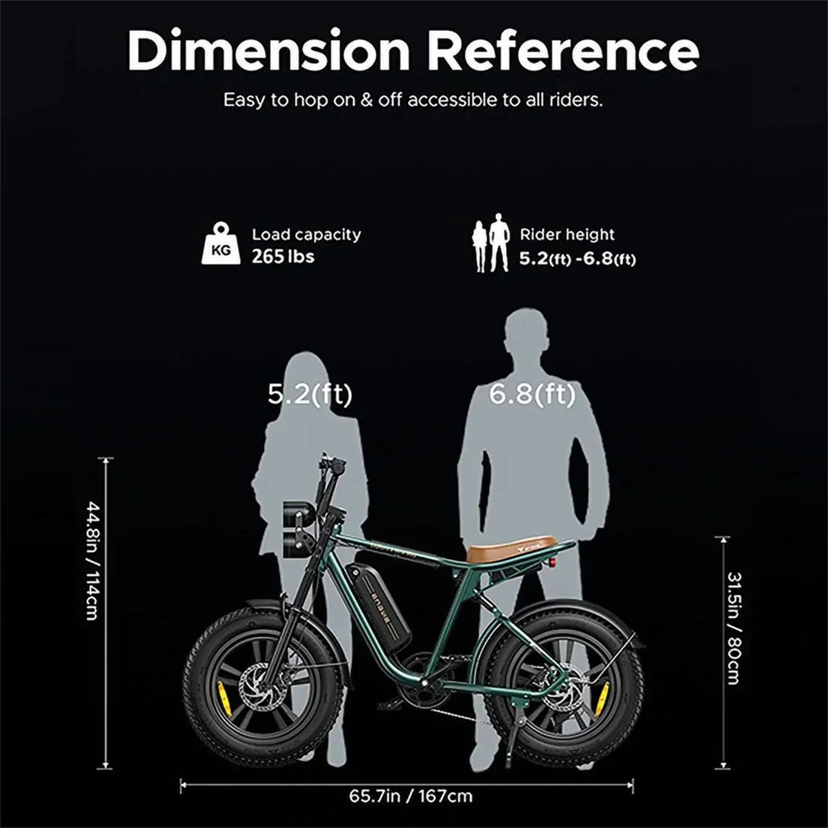 Vélo électrique 1000 W pour adultes, style rétro, 45 km/h, autonomie de 151 km, pneus larges de 51 cm, suspension intégrale, certifié UL - Enhanced