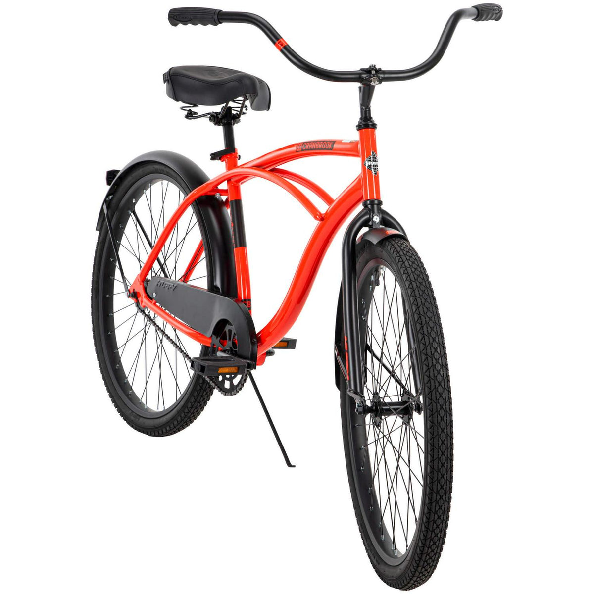 Vélo de plage Huffy Cranbrook Classic pour homme, 66 cm (26 pouces), rouge. - Enhanced