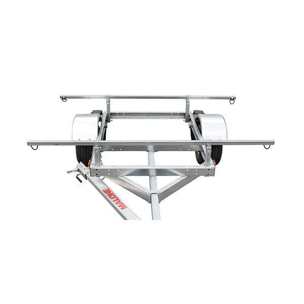 Ensemble remorque pour kayak Malone LowMax 2, capacité de 272 kg, acier galvanisé, feux à DEL, pneus homologués pour une vitesse de 113 km/h - Enhanced