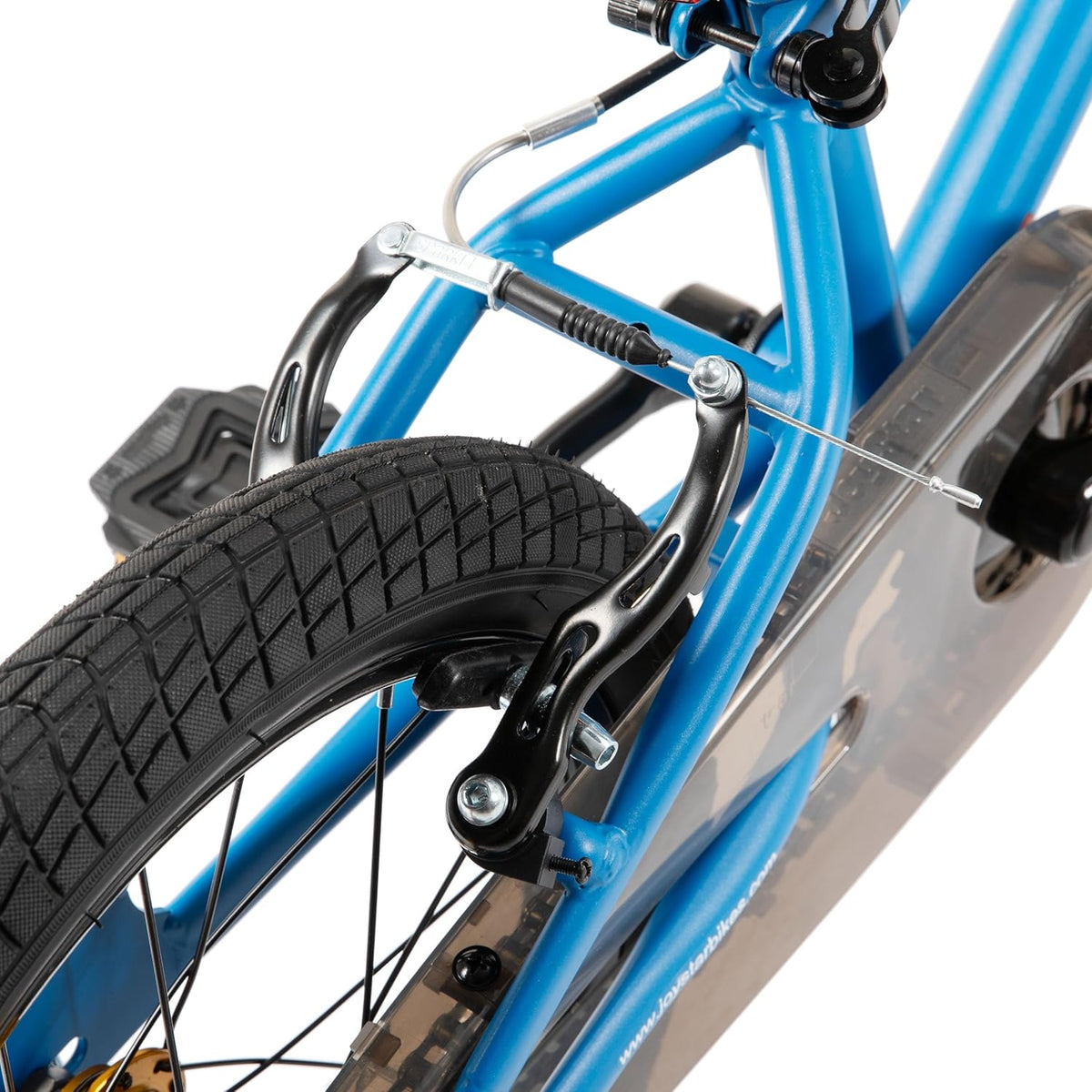 Vélo enfant JOYSTAR Lomand 14, 16, 18 et 20 pouces avec stabilisateurs, style BMX, pour garçons et filles de 3 à 12 ans, double frein V-Brake, selle réglable, plusieurs couleurs - Enhanced
