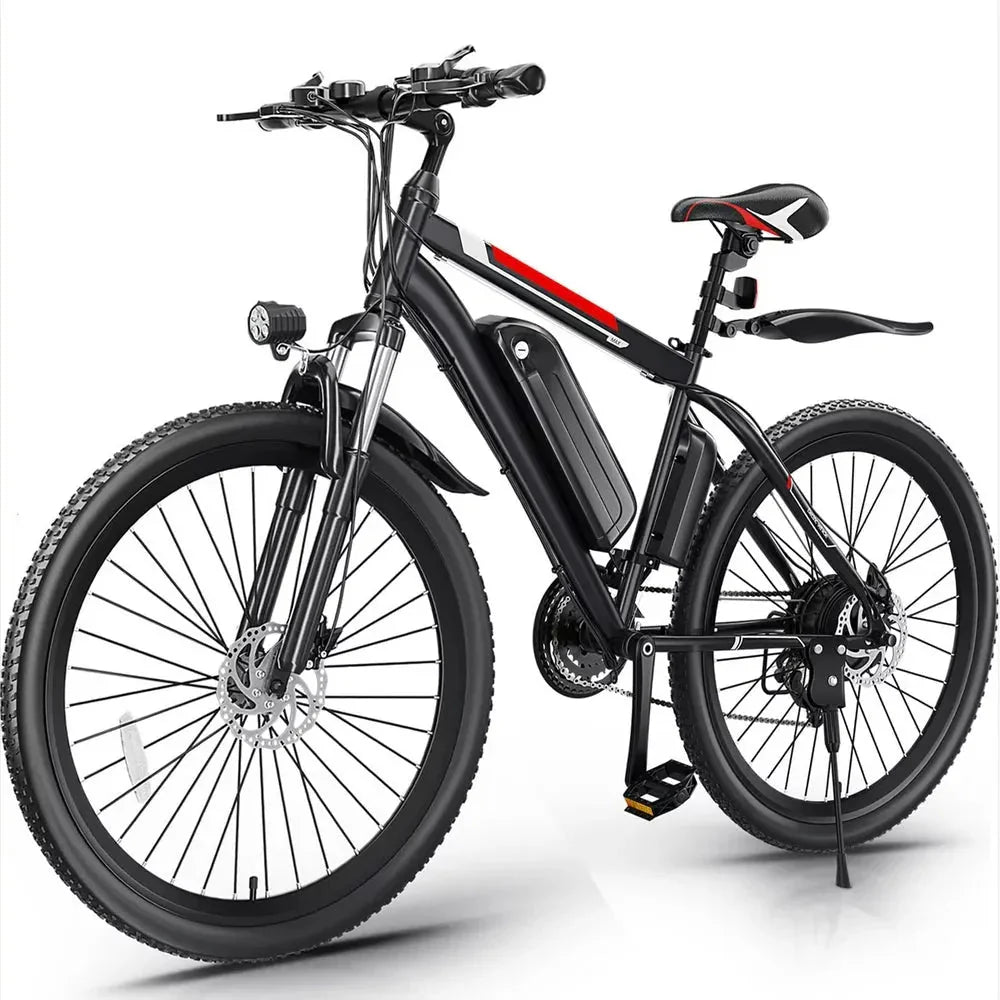 Vélo électrique 500 W, 26 pouces, pour adultes, avec régulateur de vitesse. - Enhanced
