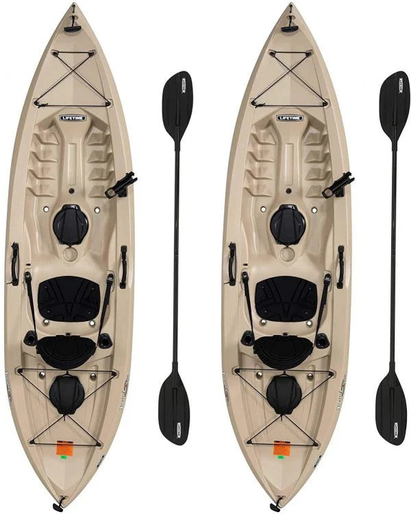 90806 Tamarack Angler 100 Kayak de pêche C Lot de 2 (Pagaies incluses) - Enhanced