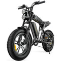 Vélo électrique AKEZ pour adultes - Cyclomoteur électrique 1000 W, vitesse maximale de 45 km/h, batterie amovible 48 V 13 A, autonomie jusqu'à 151 km, tout-terrain, pneus larges 20 x 4,0, suspension intégrale, 7 vitesses, certifié UL - Enhanced
