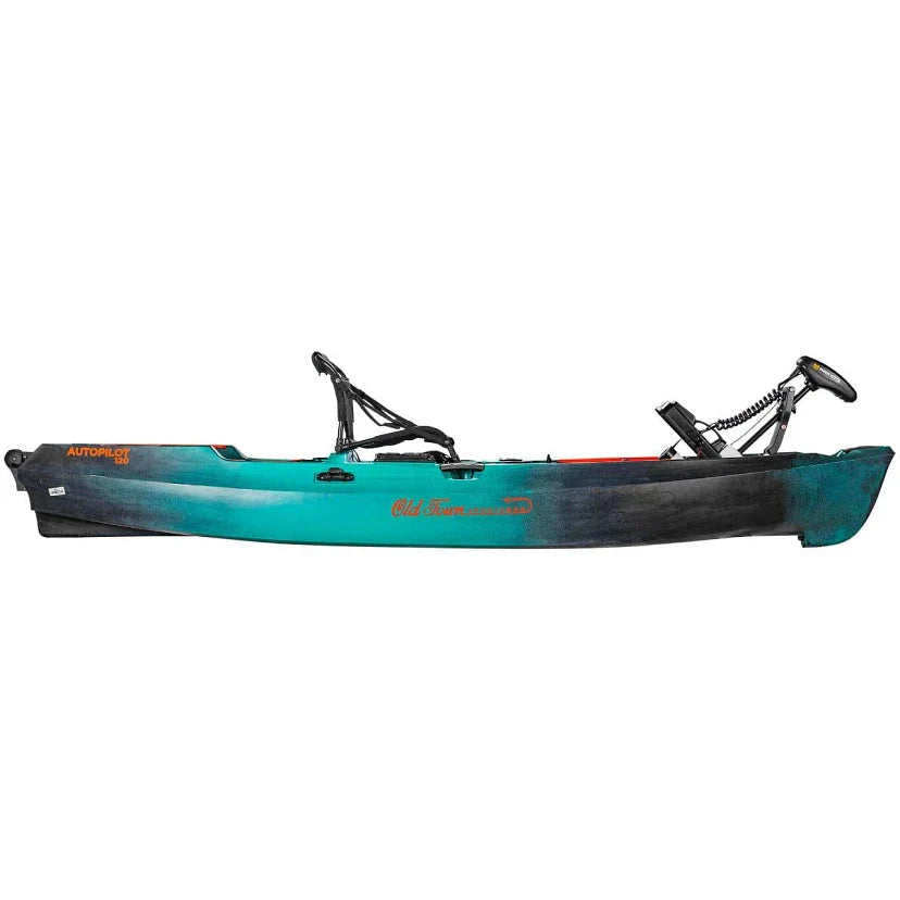 Kayak de pêche motorisé Old Town Sportsman AutoPilot 120 avec moteur de pêche à la traîne Minn Kota, 3,66 m (12 pi) - Enhanced