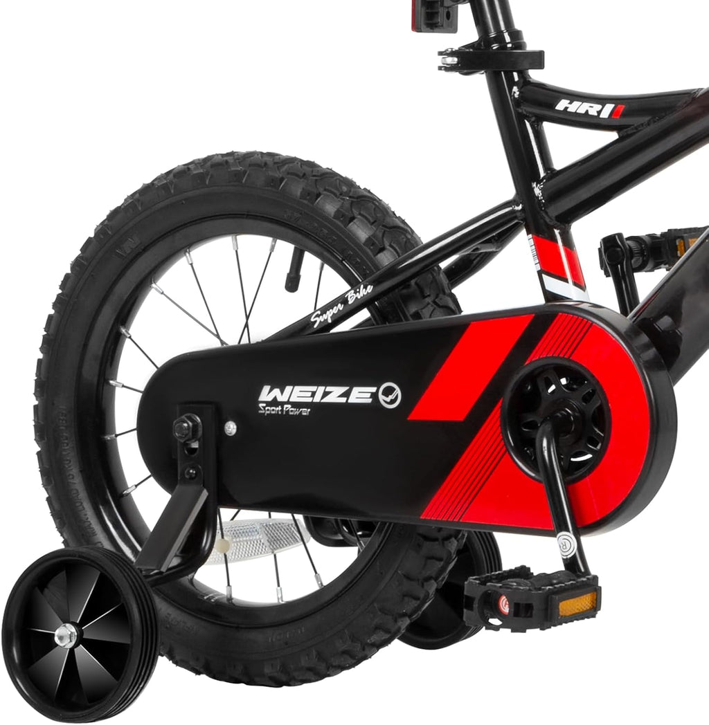 Vélo enfant WEIZE, 14, 16 et 20 pouces, pour garçons et filles de 3 à 12 ans, taille du cycliste : 81 à 152 cm, frein à rétropédalage, plusieurs coloris disponibles - Enhanced
