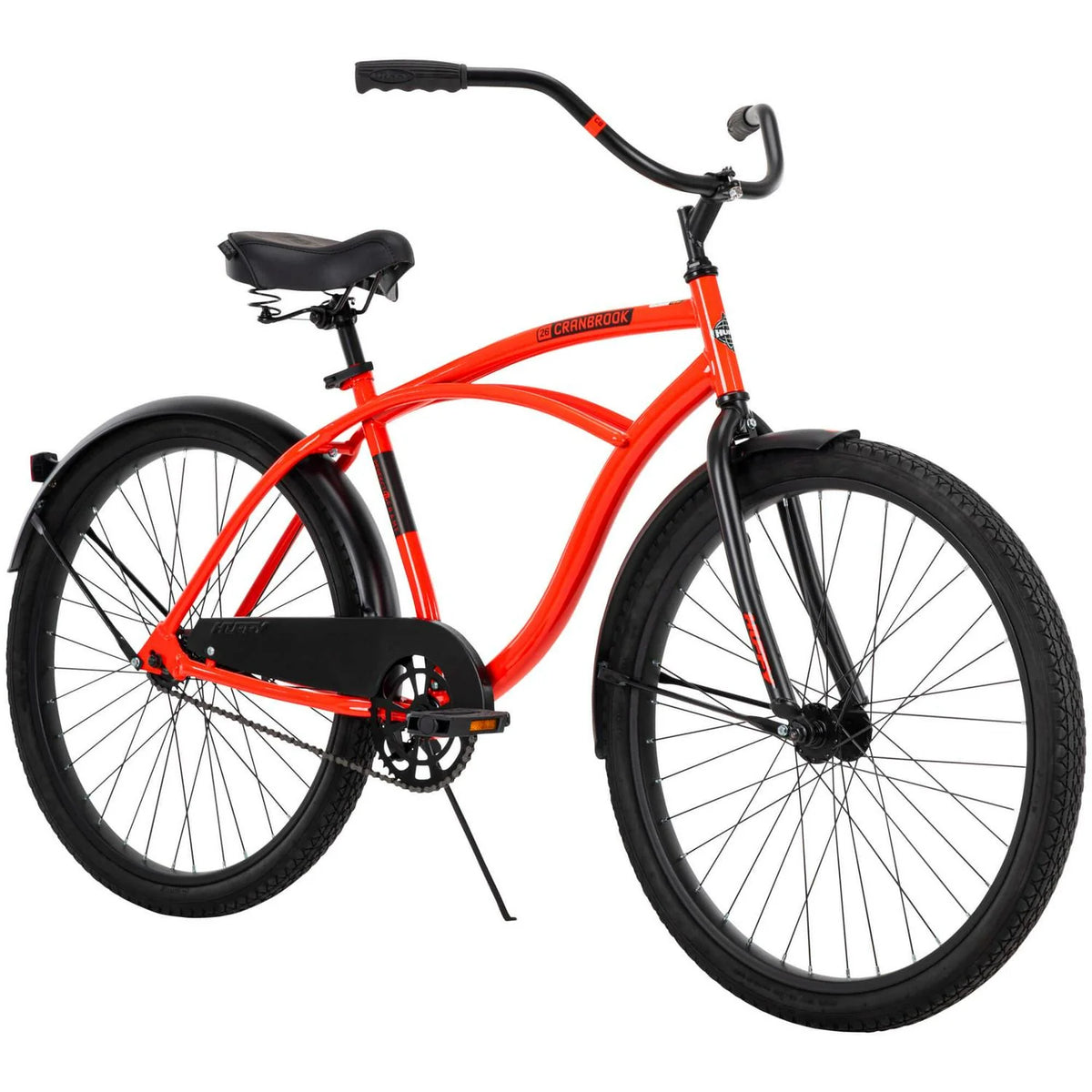 Vélo de plage Huffy Cranbrook Classic pour homme, 66 cm (26 pouces), rouge. - Enhanced