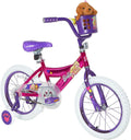 Vélo pour filles Dynacraft Barbie 16 pouces pour enfants de 5 à 7 ans - Design amusant et élégant, robuste et durable, parfait pour les enfants qui apprennent à faire du vélo, facile à assembler, idéal pour les jeunes cyclistes - Enhanced