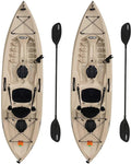 Pack de 2 kayaks de pêche Lifetime 90806 Tamarack Angler 100 C (pagaies incluses) - Enhanced