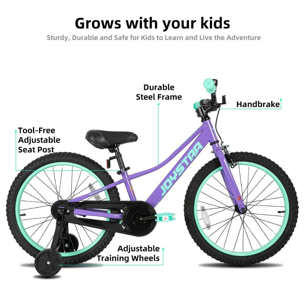 Vélo enfant JOYSTAR NEO 20 pouces avec stabilisateurs - Enhanced
