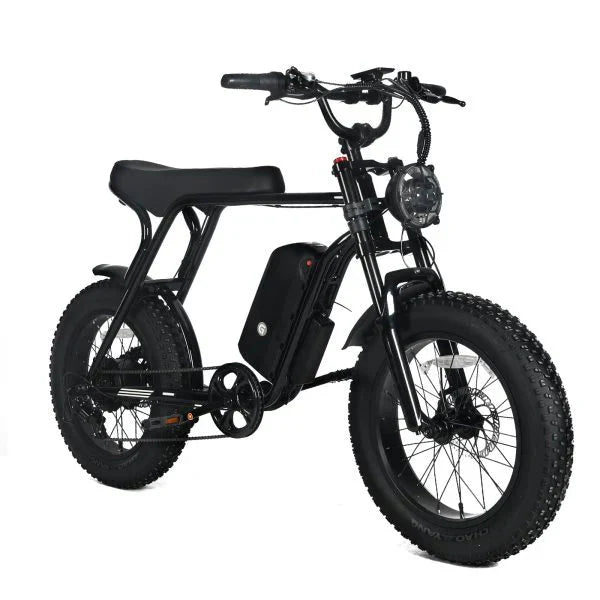 VTT électrique pour adultes | Pneus larges 20 x 4.0, moteur 1000 W, batterie amovible 48 V 20 Ah, vitesse maximale 72 km/h, transmission Shi Mano 7 vitesses pour les aventures hors route - Enhanced