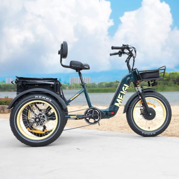 SILVERADO 20 48V/14AH 750W Tricycle électrique pliable à gros pneus, 150 kg (96817362) - Enhanced