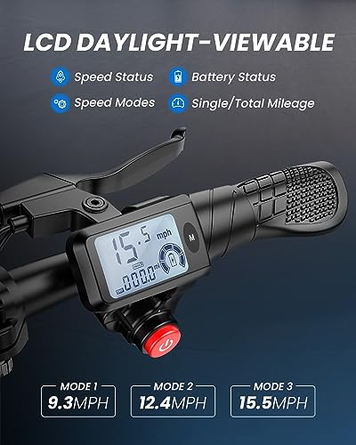 Trottinette électrique URBANMAX C1 avec siège, moteur puissant de 450 W, autonomie jusqu'à 35 km - Enhanced