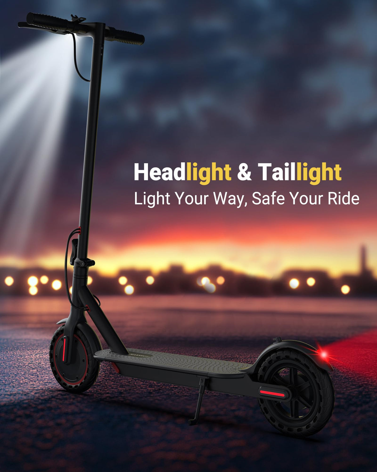 Trottinette électrique MAXSHOT pour adultes - 350 W/500 W, 30/35 km/h - Enhanced